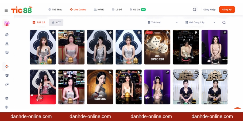 Tic88 - Nhà Cái Khiến Cả Thị Trường Cá Cược Dậy Sóng 4 Casino chân thực như sòng bài Las Vegas