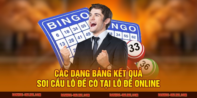 Cách Phân Tích Bảng Kết Quả Soi Cầu Lô Đề Chuẩn Xác Nhất 2 Các dạng bảng kết quả soi cầu lô đề có tại Lô Đề Online